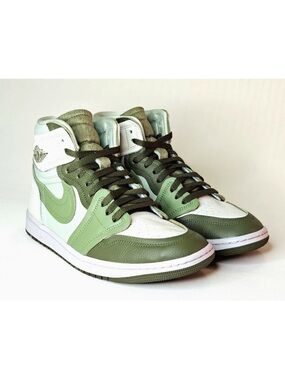 Air Jordan 1 Method of Make High Medium Olive Oil Green Size 11